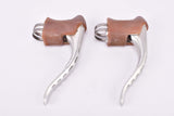 NOS Formos 500A anodized Brake Lever with brown hoods and Caliper Brake Set (Weinmann Type 500 copy)