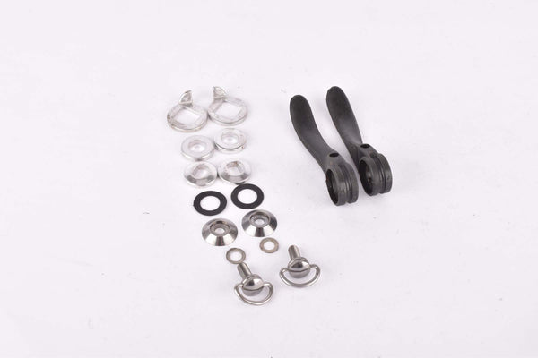 NOS Modolo Kronos Carbon Fibre braze-on Gear Lever Shifter Set from the 1980s