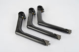 NOS 3 Sakae/Ringyo (SR) dark anodized #MS-300 Riser stems in size 100mm with 25.4 mm bar clamp size