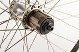 Wheelset with Mavic MA40 clincher rims and Shimano 105 Golden Arrow #F105 #R105 hubs from the 1980s