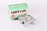 NOS/NIB Maillard (Atom) Normandy highflange solid axle hubset with english thread and 36 holes from 1976