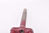 28" Dark Red Steel Fork with Eyelets for Fender