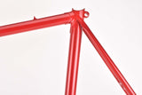 NOS red Romani frame in 63.0 cm (c-t) / 61.5 cm (c-c)