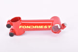 NOS Fondriest labled red ITM "Eclypse" 1" ahead stem in size 100mm with 25.4mm bar clamp size