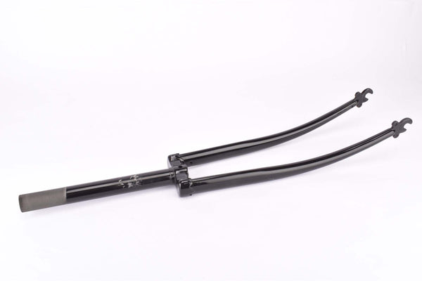NOS 28" Black Lung Steel Fork with Eyelets for Fenders and Rack