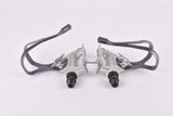Shimano 105 #PD-1055 aero Pedal Set with toe clips from the 1980s