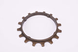 NOS Suntour Perfect #A (#3) 5-speed and 6-speed Cog, Freewheel Sprocket with integrated spacer, with 16 teeth from the 1970s - 1980s