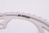 NOS Campagnolo Veloce #FC-VL053 10-speed 53/39 Big Chainring with 53 teeth and 135 BCD from the 2000s close up