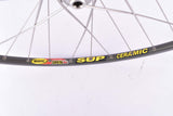 28" (700C) Wheelset with Mavic Open Pro CD Cermaic SUP Maxtal S. 6000 (Al203+Tio2) clincher Rims and Campagnolo record #HB-RE019 / #FH-RE028 Hubs and Sapim spokes from the 2000s