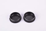 Black Thun plastic crank set dust caps