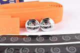 NOS Bike Ribbon Cork Plus branded Ciöcc handlebar tape in orange from the 1980s