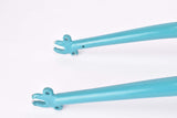 NOS 28" Turquoise Trekking Steel Fork with Eyelets for Fenders and Rack