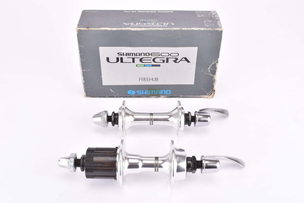 NOS Shimano 600 Ultegra #HB-6400 and #FH-6401 7-speed Uniglide (UG) and Hyperglide (HG) hubset with 32 holes from 1989