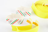 NOS/NIB 3ttt neon-yellow handlebar tape with silver end plugs from the 1990s
