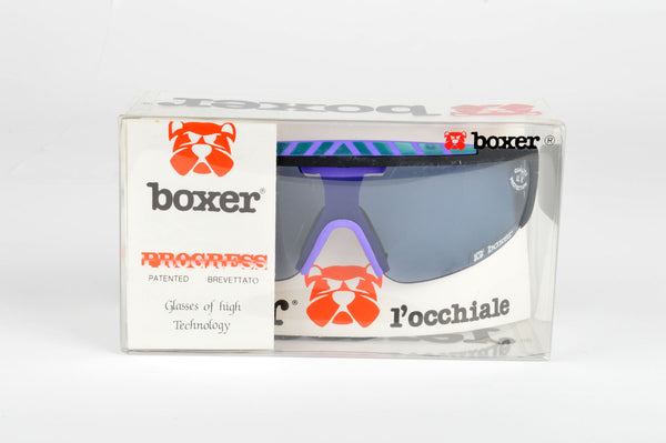 NOS/NIB Boxer Mod. Progress Lenti Fumo Cycling Eyewear from 1980s - 90s