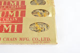 NOS 5 Izumi Easy Running Gold 5-6-7 speed road chain 1/2 x 3/32, 116 links from the 1980s NIB