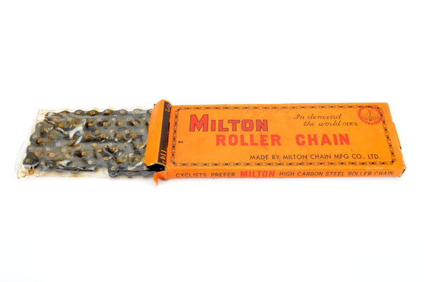 NEW Milton Roller Chain 1/2inch X 3/32" for 5/6/7-speed from the 1980s NOS/NIB