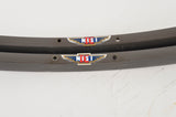 NEW Nisi dark anodized Laser Tubular Rims 700c/622mm with 32 holes from the 1980s NOS