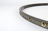 NEW Nisi dark anodized tubular single Rim 700c/622mm with 32 holes from the 1980s NOS
