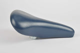NEW Touring vinyl Saddle in dark blue with seatpost clamp from 1985 NOS