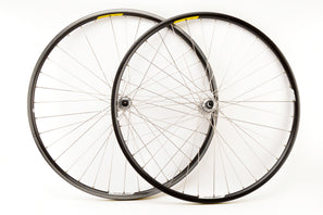 Wheelset with Campagnolo Omega Strada clincher rims and Campagnolo Chorus hubs from the 1980s