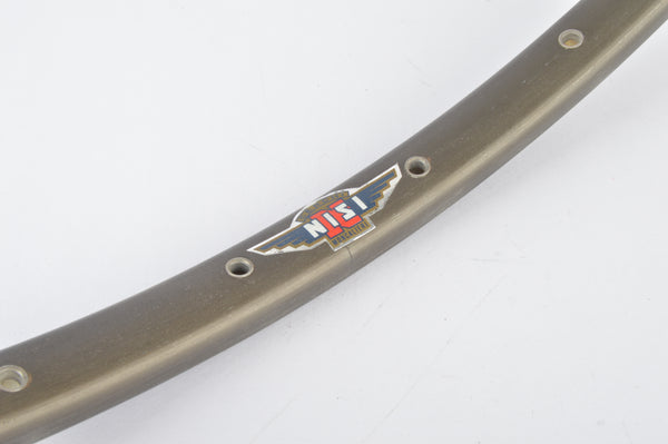 NEW Nisi dark anodized tubular single Rim 700c/622mm with 36 holes from the 1980s NOS