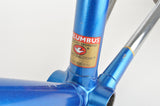Blue Chesini frame  in 61.5 cm (c-t) / 60 cm (c-c), with Columbus tubing