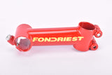 NOS Fondriest labled red ITM "Eclypse" 1" ahead stem in size 100mm with 25.4mm bar clamp size