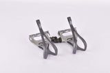 Shimano 105 #PD-1055 aero Pedal Set with toe clips from the 1980s