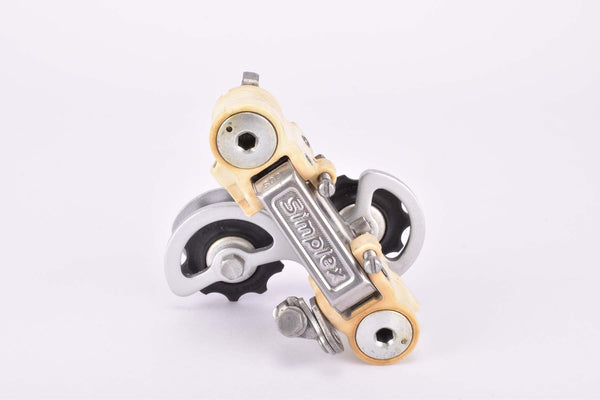 Very Rare White Simplex Prestige #S001T/SP Rear Derailleur from the 1980s