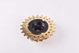 NOS Maillard 700 Course Or 5-speed golden Freewheel with 15-22 teeth and english thread from 1982
