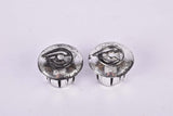 Silver Cinelli winged logo handlebar end plugs