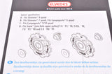 ELVEDES jockey wheels P5, set 2x10 teeth incl. Spacer, for Shimano, Campagnolo, Sram