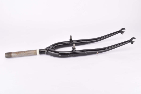 28" Black Trekking Steel Fork with Eyelets for Fenders and Low Rider