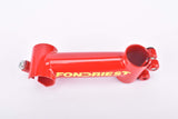 NOS Fondriest labled red ITM "Eclypse" 1" ahead stem in size 100mm with 25.4mm bar clamp size