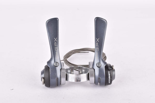 NOS Suntour GPX #SL-GP00-C 6-speed Accushift clamp-on Gear Lever Shifter Set from the late 1980s