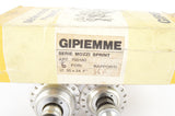 NOS/NIB Gipiemme Sprint #700160 Low Flange Hub Set with 36 holes and italian thread from the 1980s