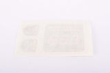 NOS Reynolds 531 post 1989 Tube Set Water Transfer Decals for frame and Fork from the 1990s - bulk offer (10 sets, 20 sets)