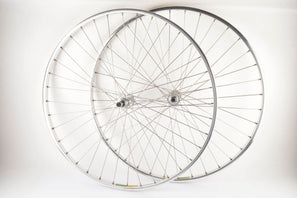 Wheelset with Mavic MA2 clincher rims and Shimano Dura-Ace first gen. hubs from 1977
