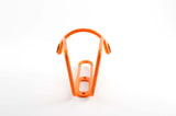 NEW orange Elite Ciussi Light Weigth Tubular Alu water bottle cage from 1990s NOS