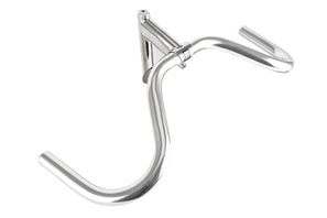3ttt Mega Chromix Stem (90-130mm, 25.4 clamp) / Moustache Handlebars (515mm, 25.4 clamp)