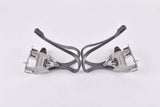 Shimano 105 #PD-1055 aero Pedal Set with toe clips from the 1980s