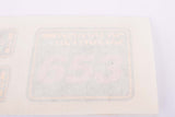 NOS Reynolds 653 Tube Set Water Transfer Decals for frame and Fork from the 1990s