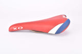 Red White and Blue Selle Italia XO Saddle from the 1990s - 2000s