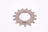 NOS Shimano Dura-Ace #CS-7400-6 6-speed Cog threaded on inside (#BC32), Uniglide  (UG) Cassette Top Sprocket with 15 teeth from the 1980s - 1990s