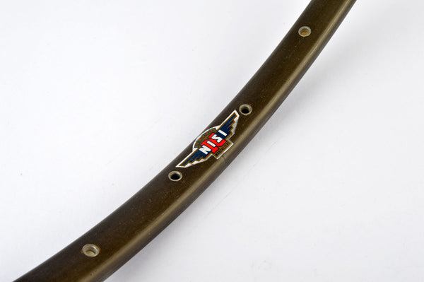 NEW Nisi dark anodized tubular single Rim 650C/571mm with 32 holes from the 1980s NOS