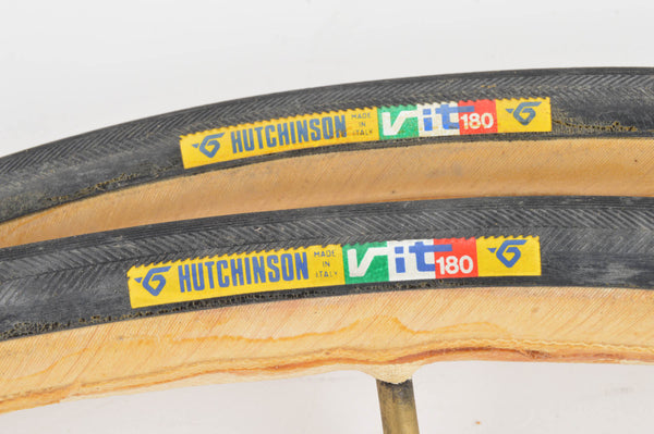 NEW Hutchinson VIT 180 Tubular Tires 700c x 23mm from the 1980s NOS