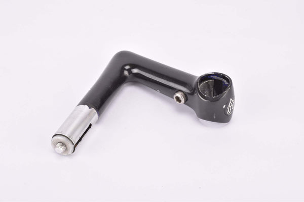 black painted Cinelli 1R Record stem in size 110 mm with 26.0 mm bar clamp size from the 1980s  (for french frame, 22.0mm)