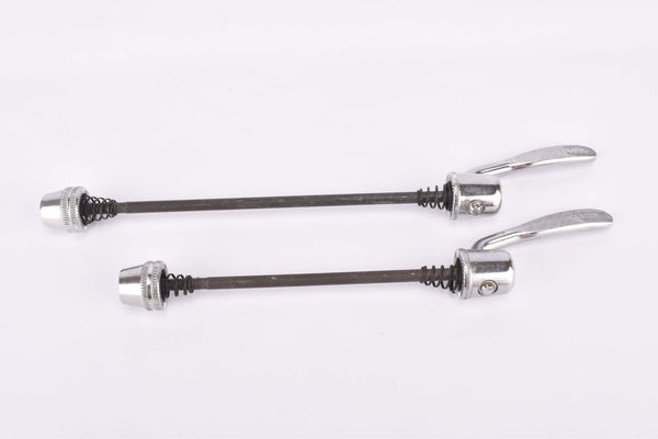 NOS Ursus chromed steel vintage quick release set, front and rear Skewer