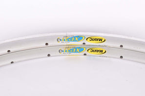NOS Mavic CXP 21 clincher rimset (2rims) 700c/622mm with 32 holes from the 1990s, silver
